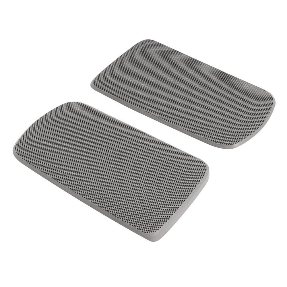 Speaker Grille Pair Dark Gray Rear Cover Interior Trim Replacement 0