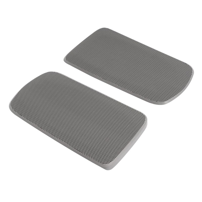 Speaker Grille Pair Dark Gray Rear Cover Interior Trim Replacement 0