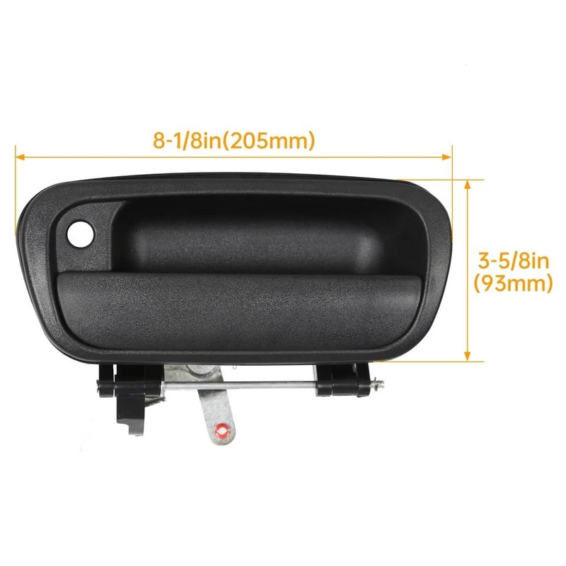Toyota Tundra Tailgate Handle Replacement Black Pickup Latch With Keyhole 3