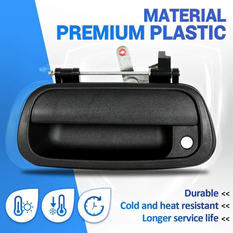 Toyota Tundra Tailgate Handle Replacement Black Pickup Latch With Keyhole 4