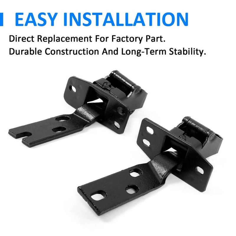 Driver Side Door Hinges For Chevy Pickup Truck Heavy Duty Upper Lower Replacement 1