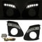 Toyota Corolla Fog Lights Kit With LED DRL Clear Lens Replacement 0