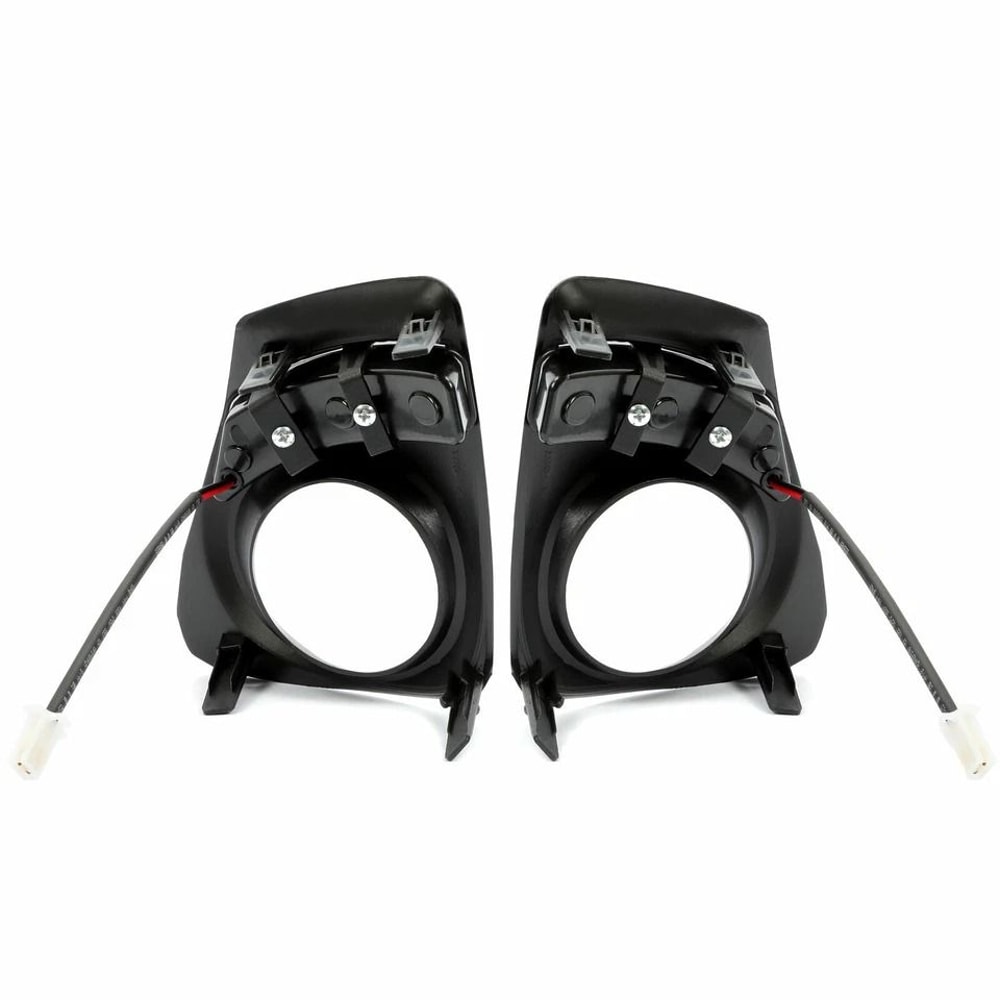 Toyota Corolla Fog Lights Kit With LED DRL Clear Lens Replacement 8