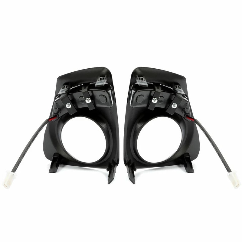 Toyota Corolla Fog Lights Kit With LED DRL Clear Lens Replacement 8