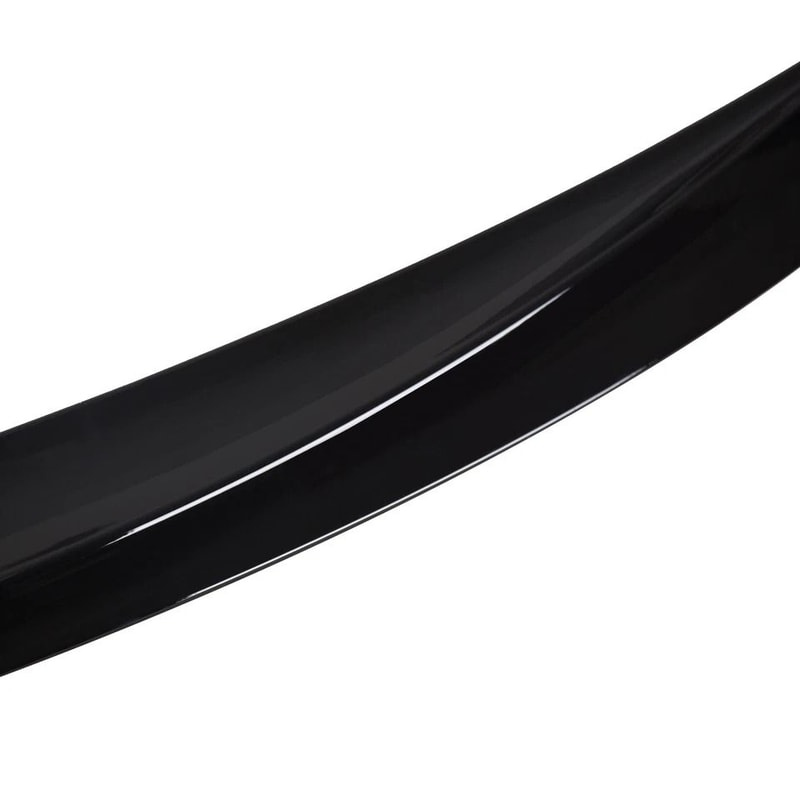 Gloss Black Hood Trim For Honda Civic Sport Nose Cover ABS Front Accent 9