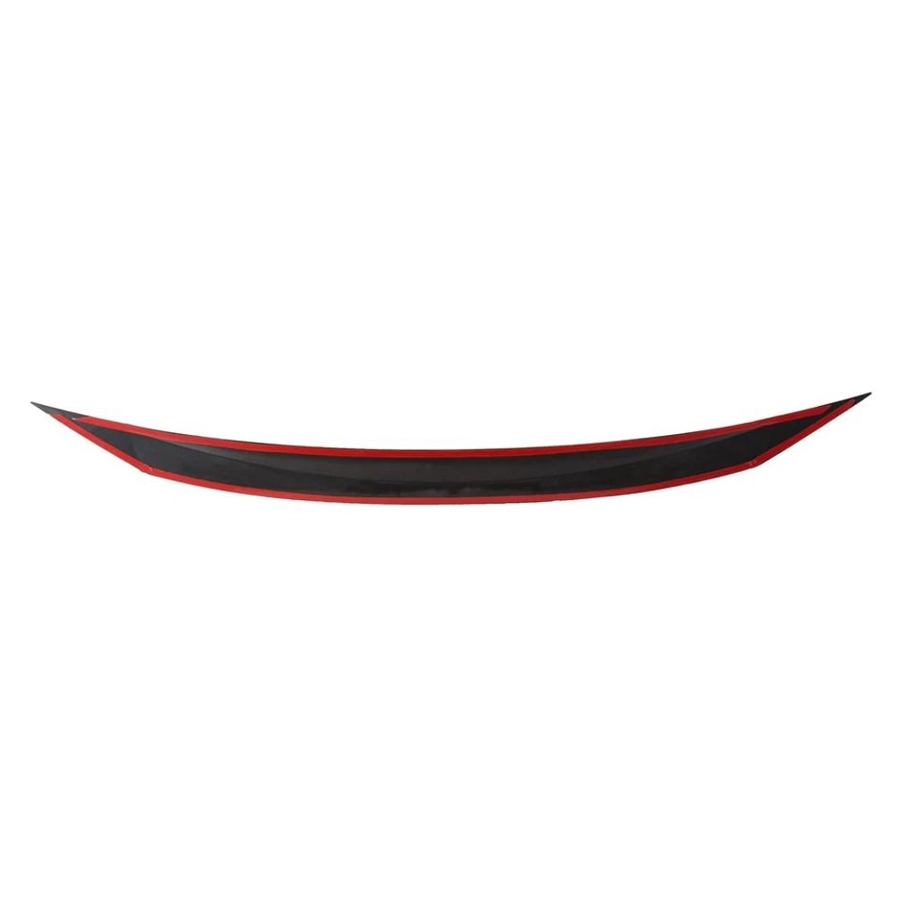 Gloss Black Hood Trim For Honda Civic Sport Nose Cover ABS Front Accent 2
