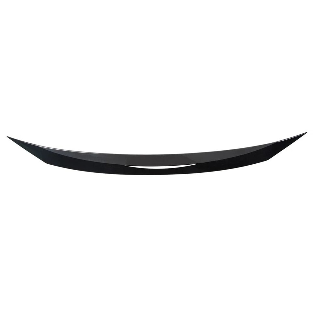 Gloss Black Hood Trim For Honda Civic Sport Nose Cover ABS Front Accent 7