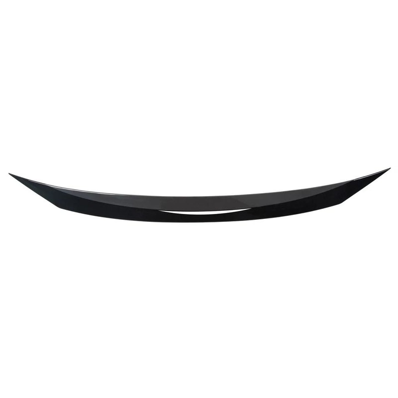 Gloss Black Hood Trim For Honda Civic Sport Nose Cover ABS Front Accent 7