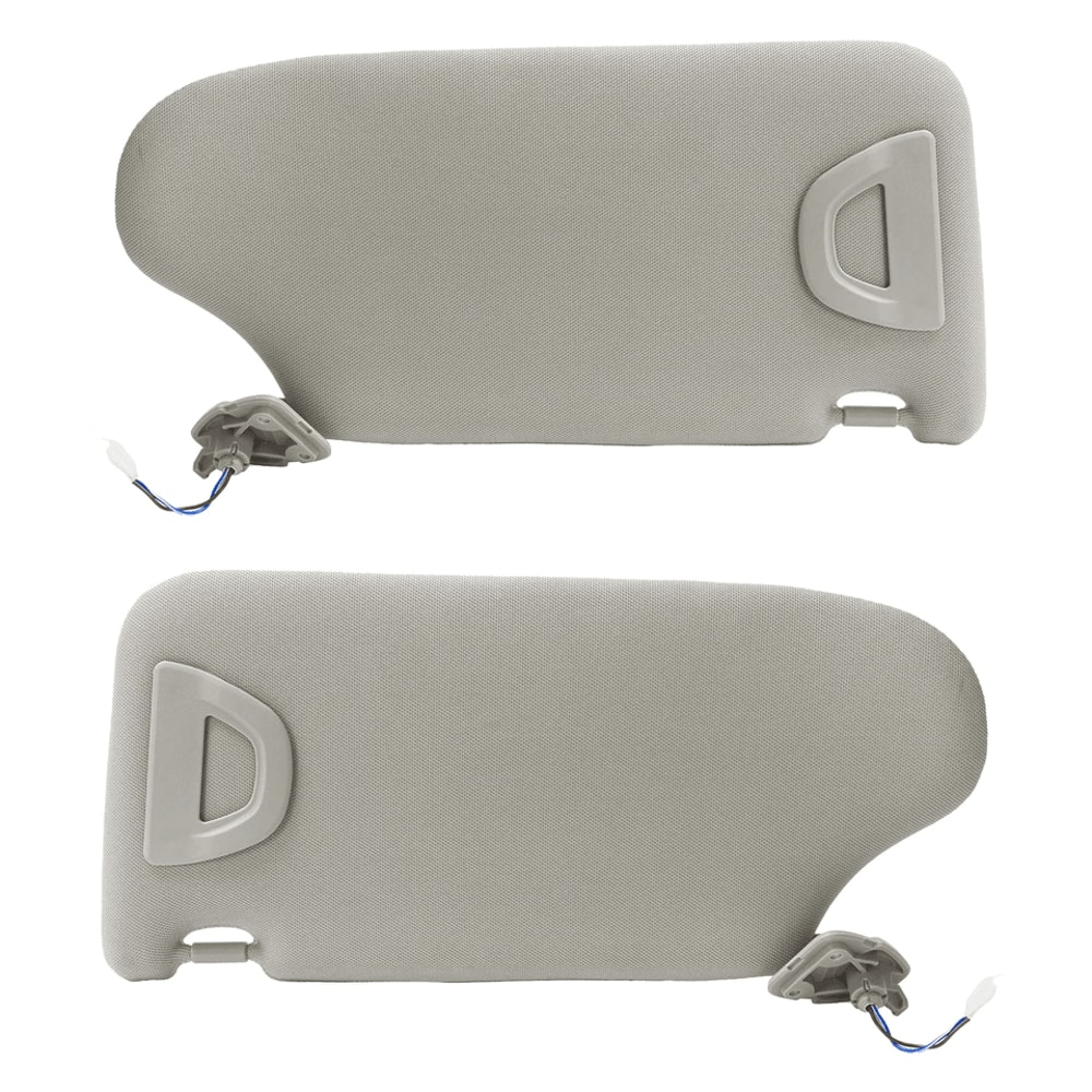 Gray Sun Visor Replacement With Light For Front Left Right 9
