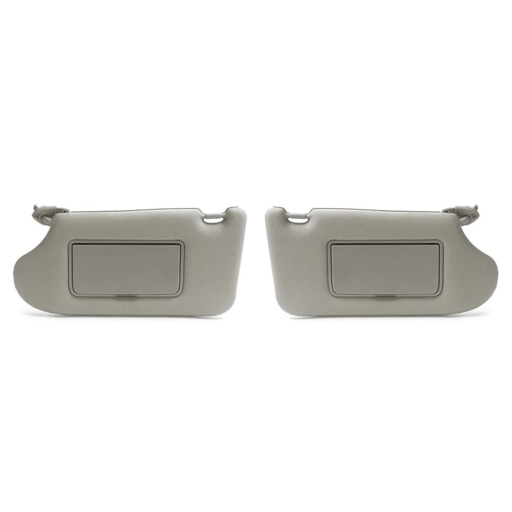 Gray Sun Visor Replacement With Light For Front Left Right 3
