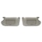 Gray Sun Visor Replacement With Light For Front Left Right 3