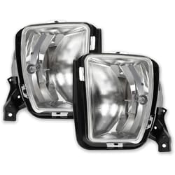 dodge ram fog lights replacement kit with bulbs driver & passenger