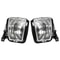 Dodge Ram Fog Lights Replacement Kit With Bulbs Driver Passenger 9