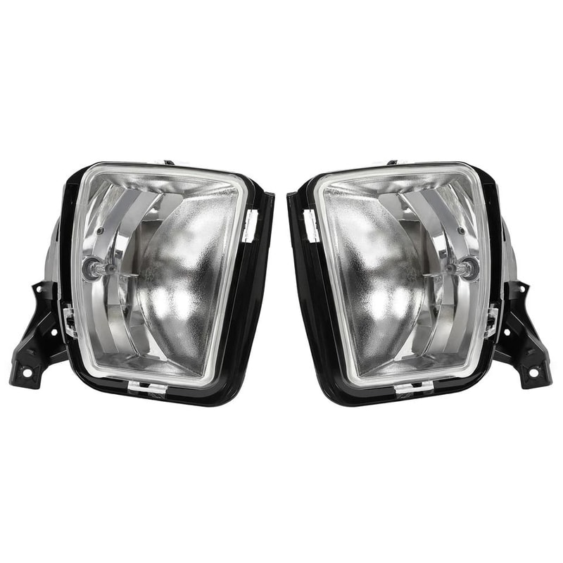 Dodge Ram Fog Lights Replacement Kit With Bulbs Driver Passenger 9