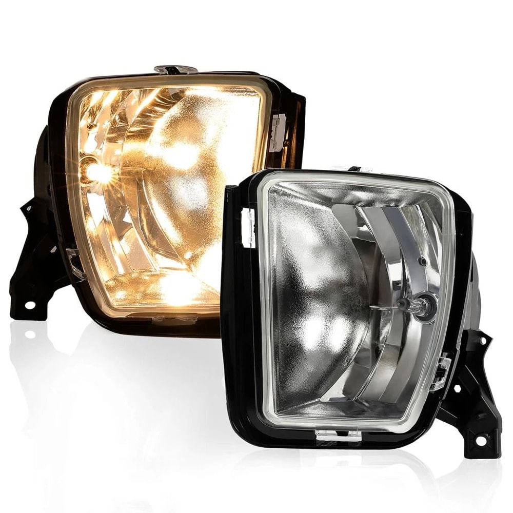 Dodge Ram Fog Lights Replacement Kit With Bulbs Driver Passenger 8