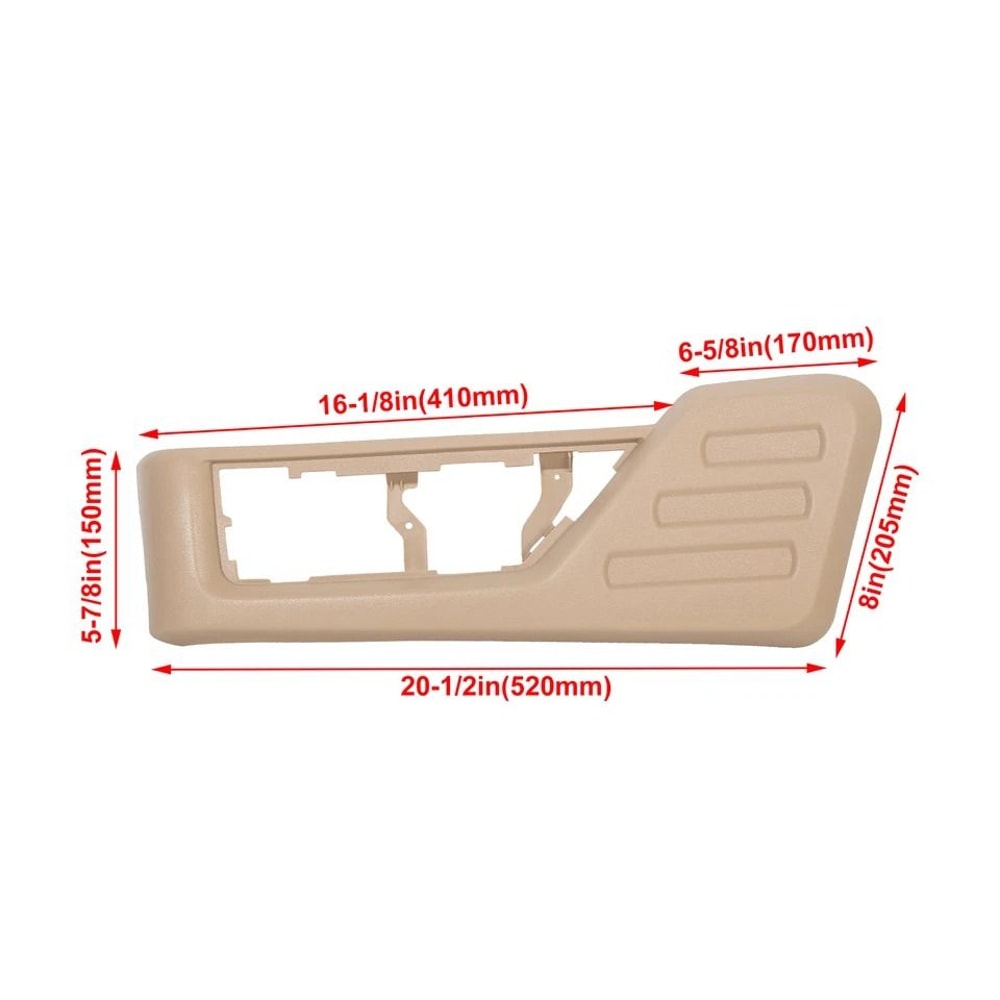 Ford Super Duty Driver Side Seat Panel Camel Replacement Interior Trim 3