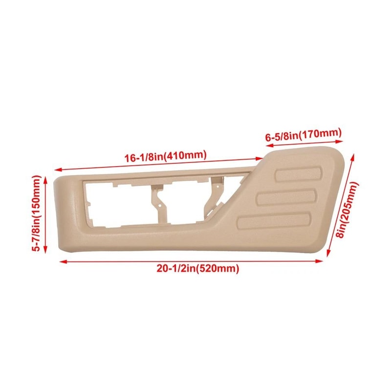 Ford Super Duty Driver Side Seat Panel Camel Replacement Interior Trim 3
