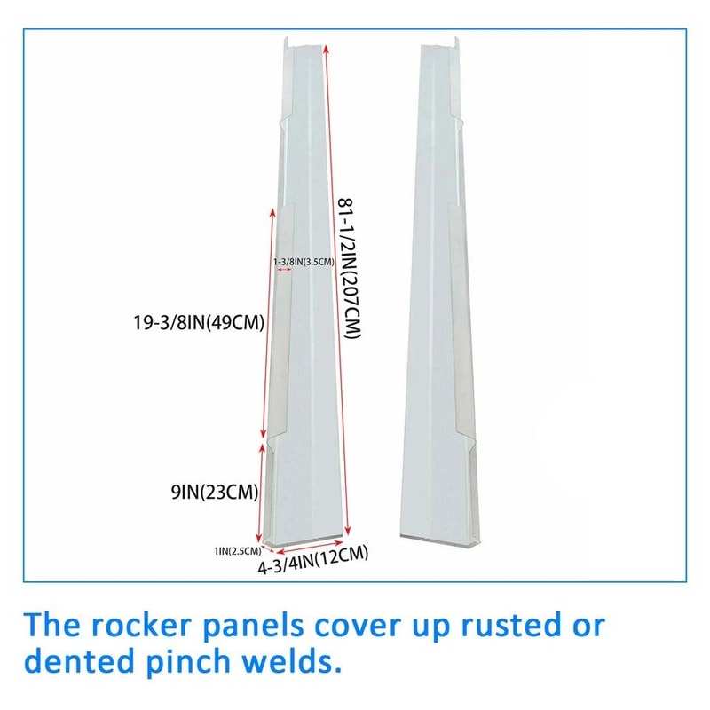 HeavyDuty Chevy Silverado Rocker Panels Crew Cab Replacement 2