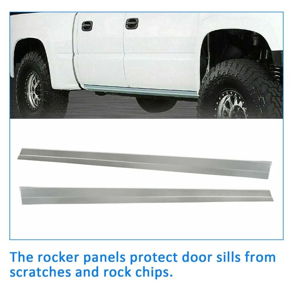 HeavyDuty Chevy Silverado Rocker Panels Crew Cab Replacement 3