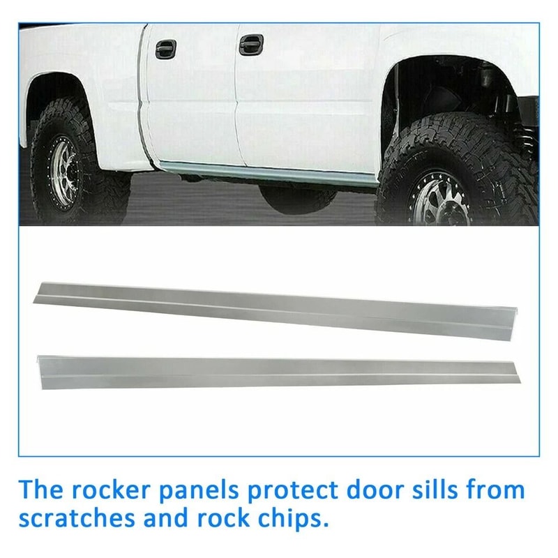HeavyDuty Chevy Silverado Rocker Panels Crew Cab Replacement 3