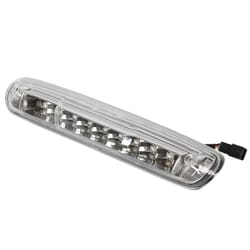 chrome led third brake light for chevy silverado & gmc sierra clear lens high mount stop lamp