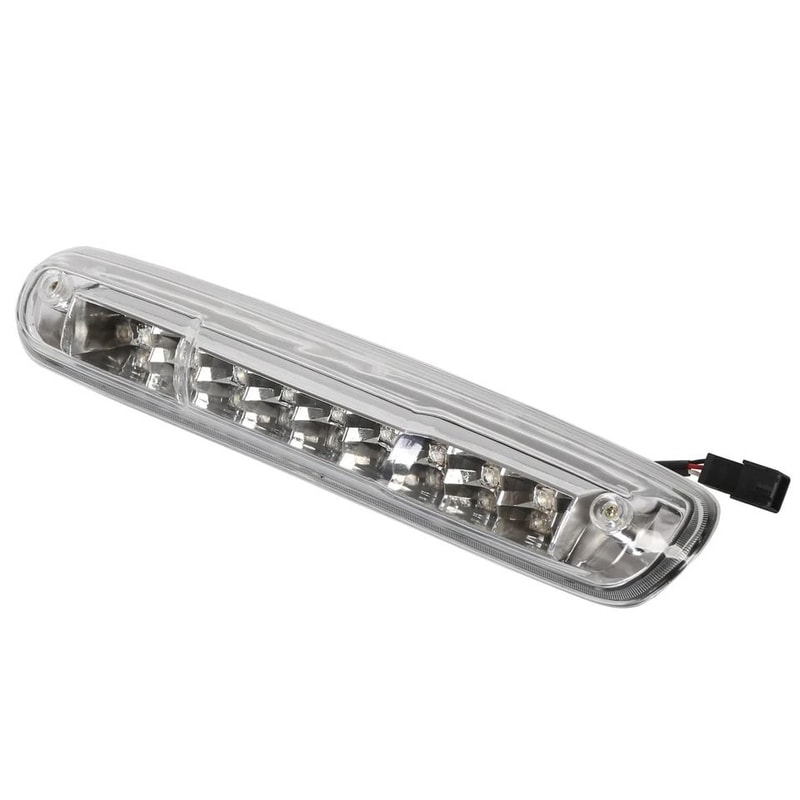 Chrome LED Third Brake Light For Chevy Silverado GMC Sierra Clear Lens High Mount Stop Lamp 0