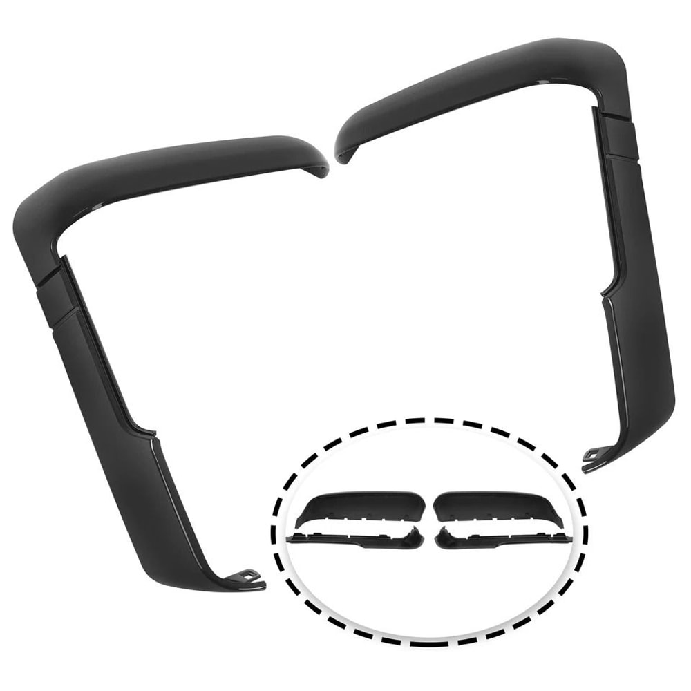 Chevy Silverado GMC Sierra Mirror Cover Caps Top Side Mirror Cover Caps For HD Trucks 12