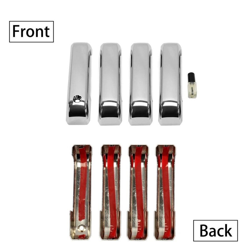 Ford Super Duty Chrome Door Handle Covers Exterior Trim Upgrade 1