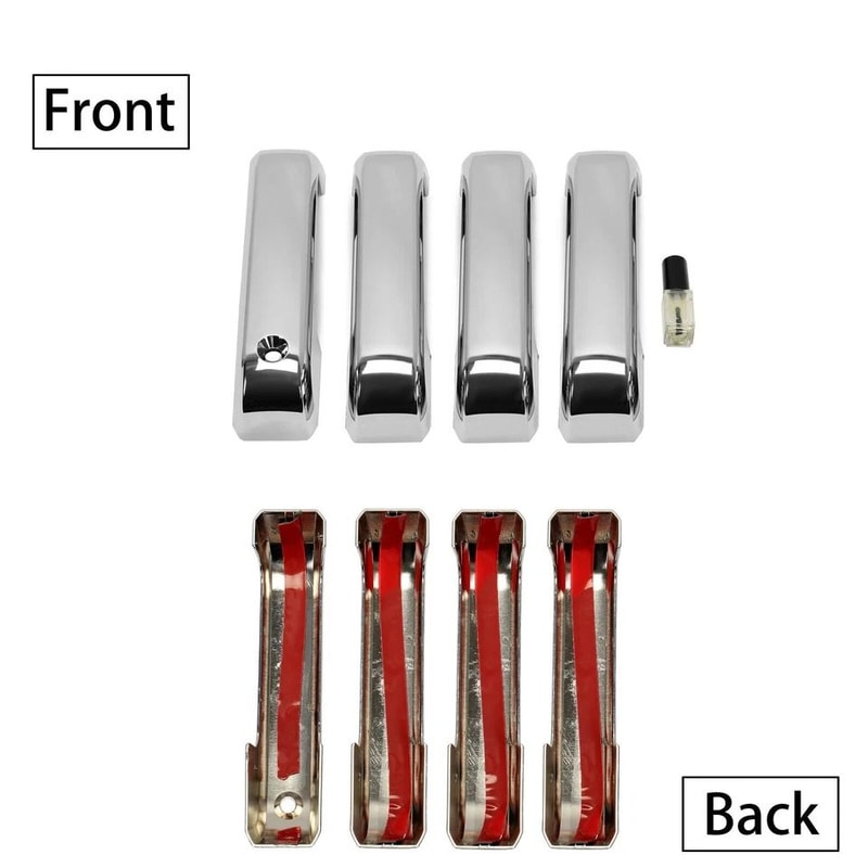 Ford Super Duty Chrome Door Handle Covers Exterior Trim Upgrade 1