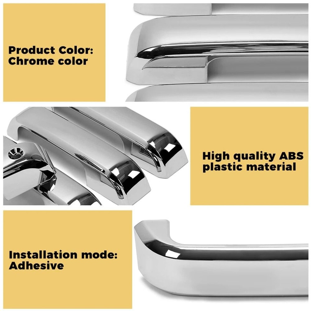 Ford Super Duty Chrome Door Handle Covers Exterior Trim Upgrade 3