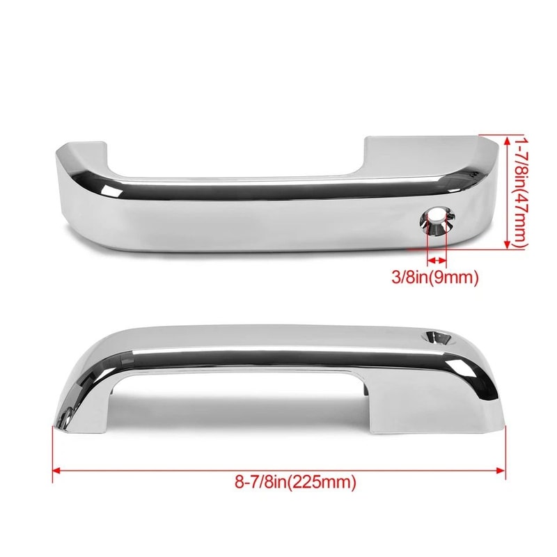 Ford Super Duty Chrome Door Handle Covers Exterior Trim Upgrade 5