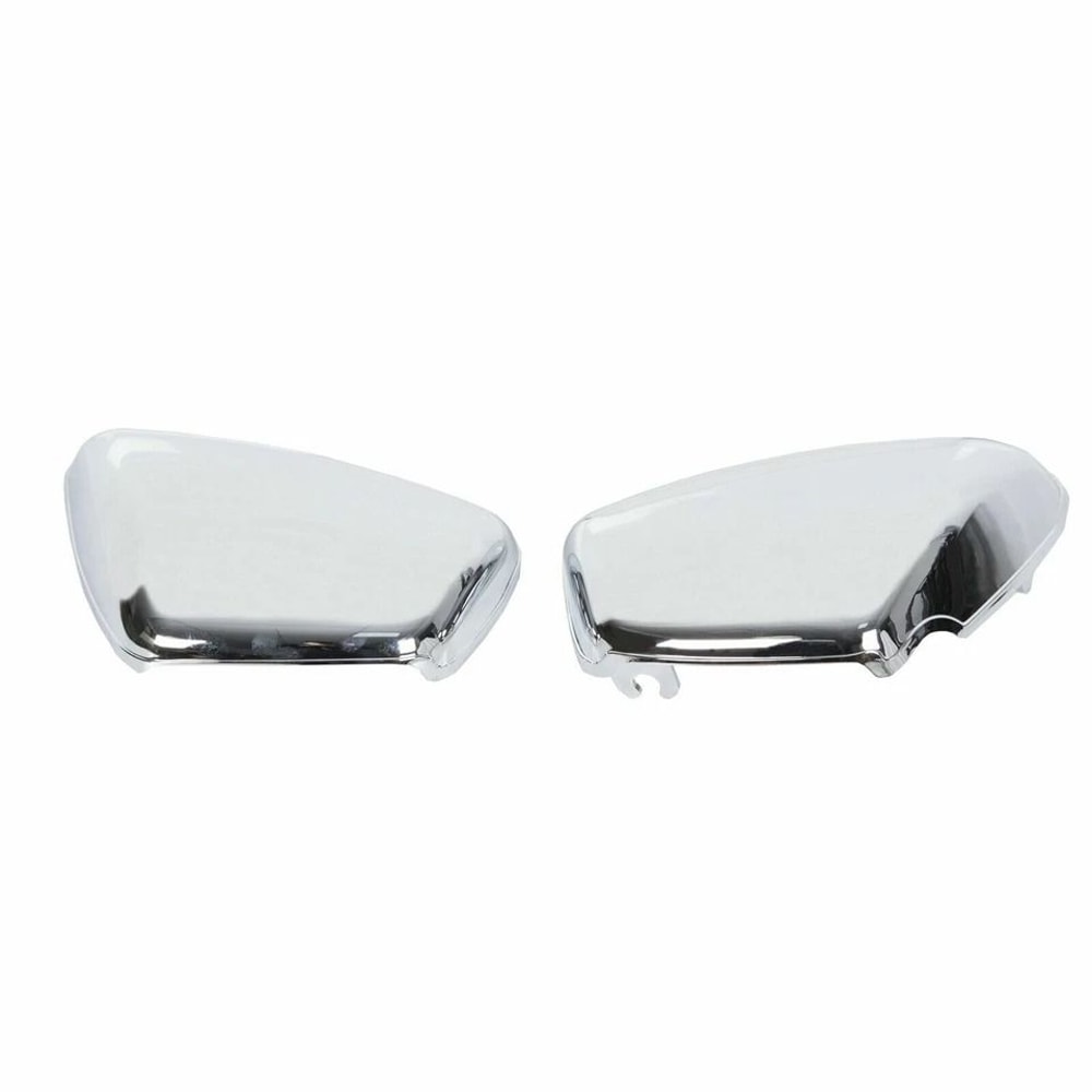 Chrome Battery Side Covers For Yamaha Virago Left Right Replacement Panels 0