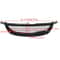 Glossy Black Metal Mesh Front Hood Grill For Toyota Corolla 1