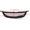 Glossy Black Metal Mesh Front Hood Grill For Toyota Corolla 1