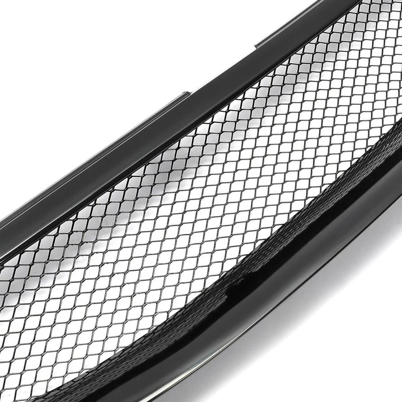 Glossy Black Metal Mesh Front Hood Grill For Toyota Corolla 6