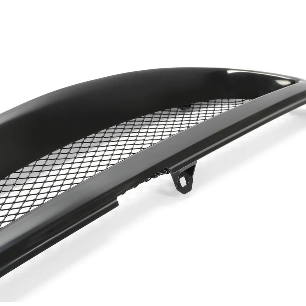 Glossy Black Metal Mesh Front Hood Grill For Toyota Corolla 7