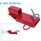 ClampOn Forklift Towing Adapter Trailer Hitch Receiver For Pallet Forks 4