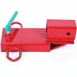 clamp-on forklift towing adapter trailer hitch receiver for pallet forks