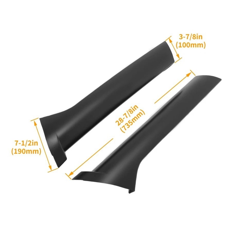 Land Rover Discovery Pillar Trim Pair Windscreen Molding Replacement 5