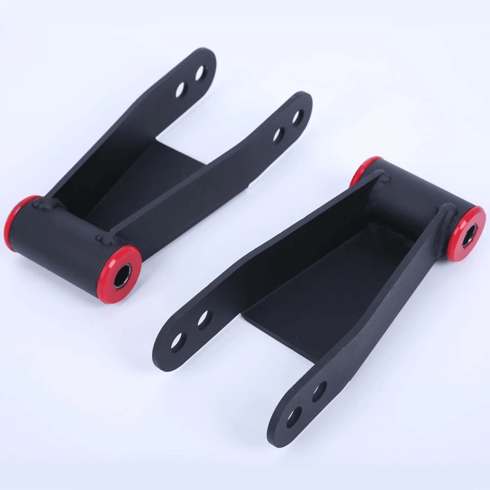 Ford Drop Kit Adjustable Lowering Shackles Rear Leveling Suspension Upgrade 9