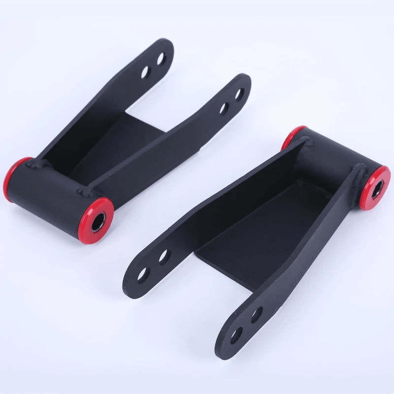 Ford Drop Kit Adjustable Lowering Shackles Rear Leveling Suspension Upgrade 9