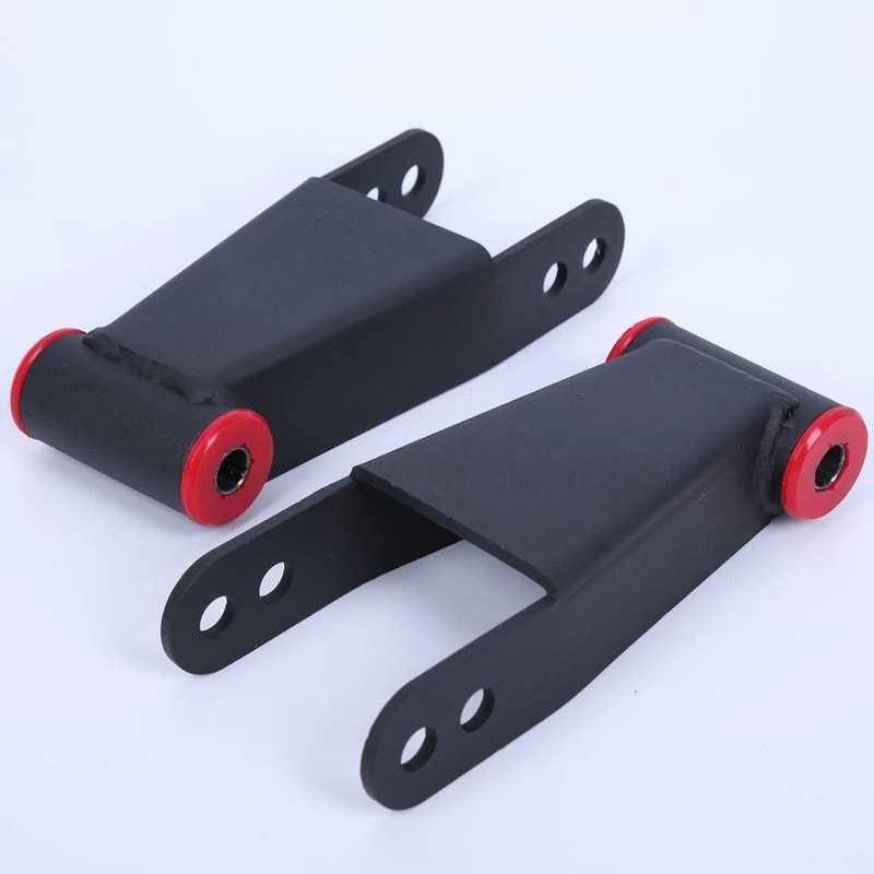 Ford Drop Kit Adjustable Lowering Shackles Rear Leveling Suspension Upgrade 4