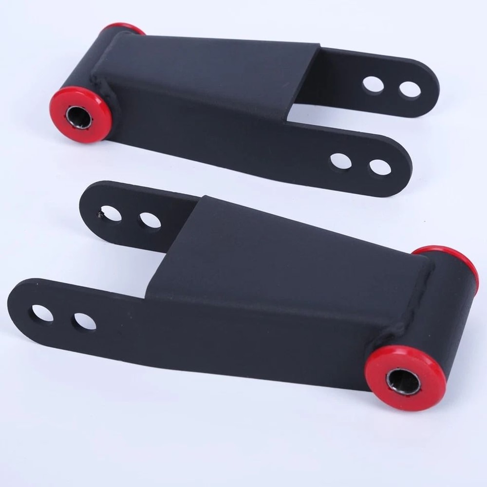 Ford Drop Kit Adjustable Lowering Shackles Rear Leveling Suspension Upgrade 8