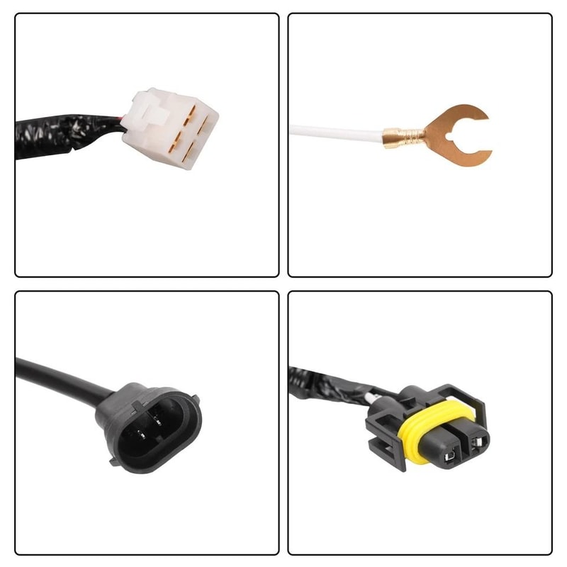 Dodge Charger LED Fog Light Kit SRT Hellcat Front Bezel Harness Upgrade 2