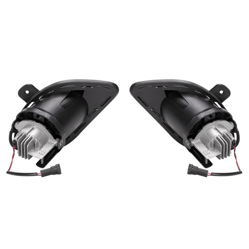 Dodge Charger LED Fog Light Kit SRT Hellcat Front Bezel Harness Upgrade 9