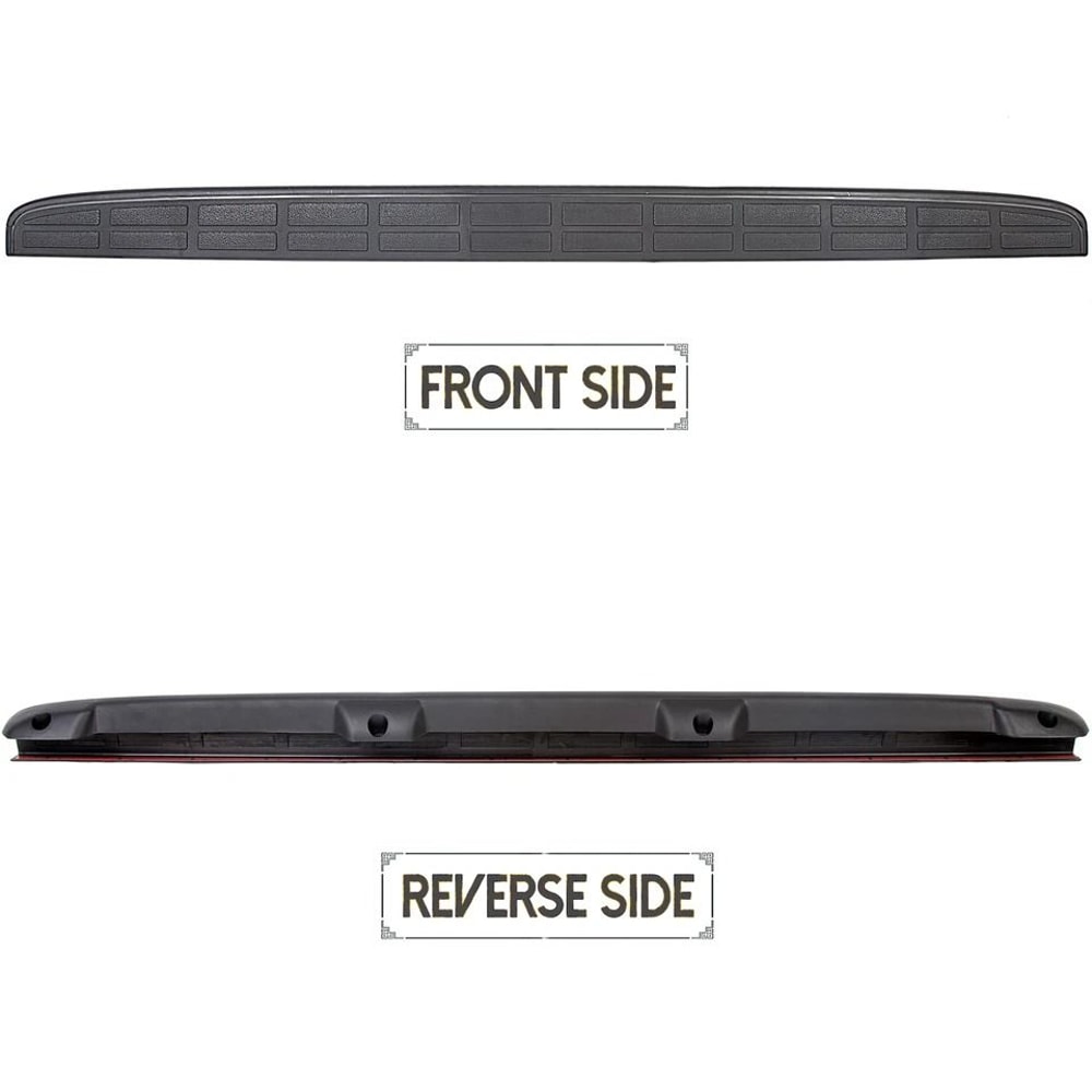 Silverado Sierra Tailgate Spoiler Cap Protector Durable Truck Tailgate Molding Guard 3
