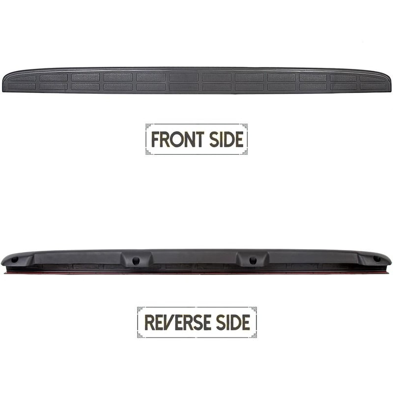 Silverado Sierra Tailgate Spoiler Cap Protector Durable Truck Tailgate Molding Guard 3