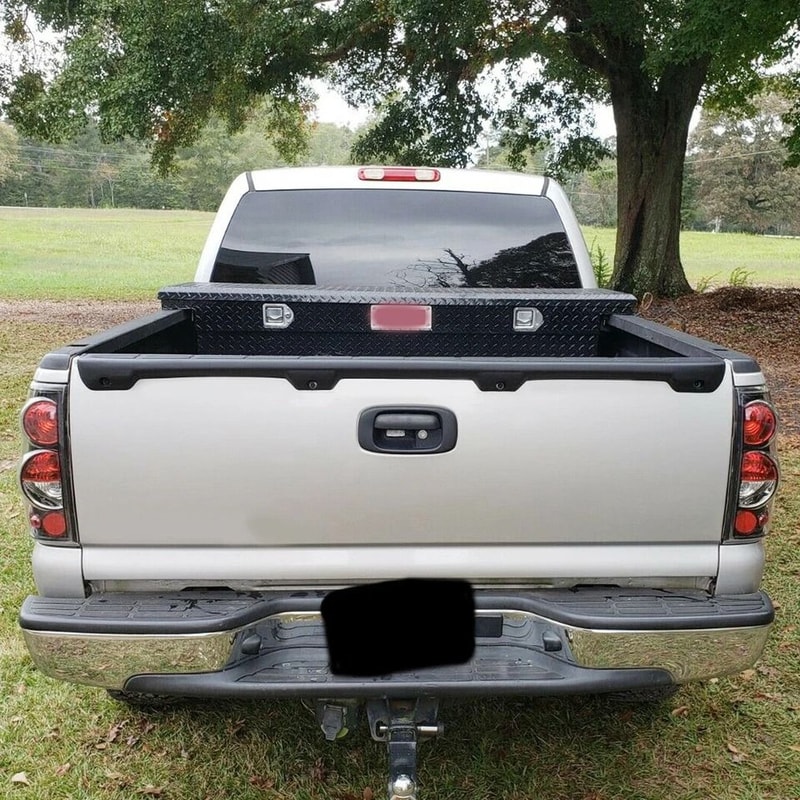 Silverado Sierra Tailgate Spoiler Cap Protector Durable Truck Tailgate Molding Guard 5