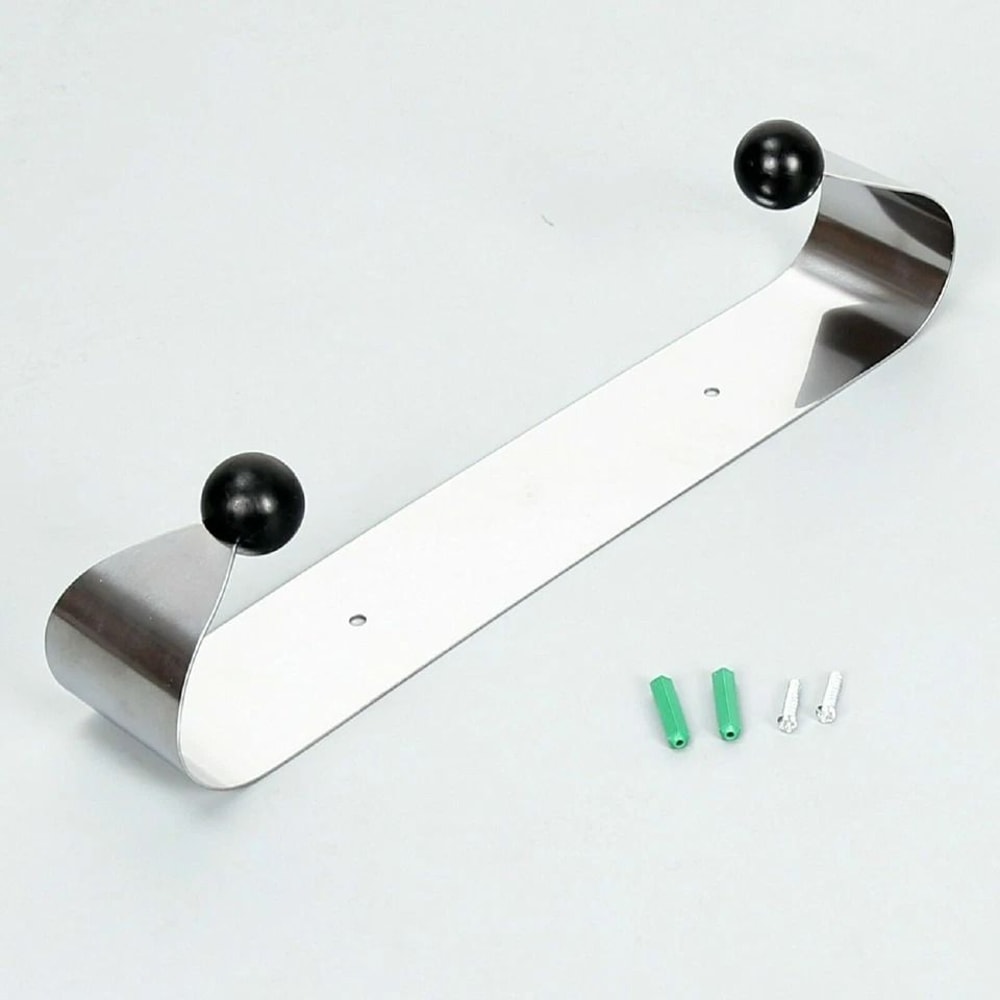 Stainless Steel Wall Mount Paper Towel Holder Under Cabinet Towel Rack For Kitchen 6