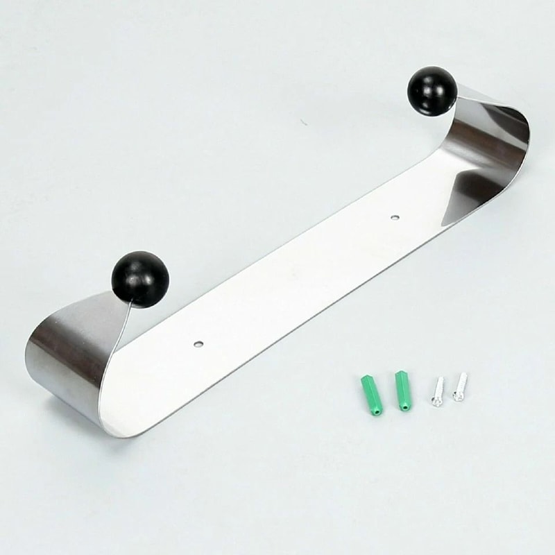 Stainless Steel Wall Mount Paper Towel Holder Under Cabinet Towel Rack For Kitchen 6